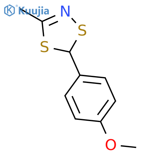 1,4,2-Dithiazole, 5-(4-methoxyphenyl)-3-methyl- structure