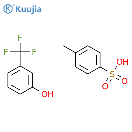 Phenol, 3-(trifluoromethyl)-, 4-methylbenzenesulfonate structure