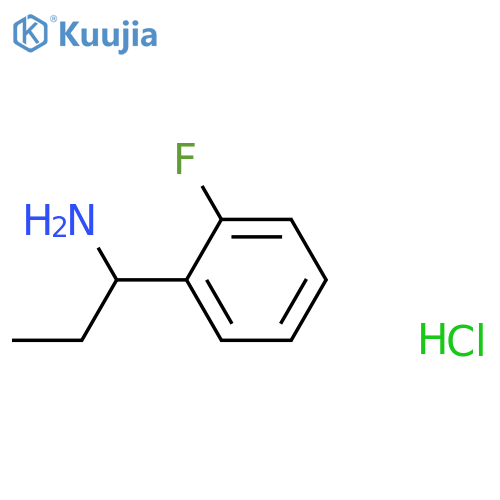 (S)-1-(2-Fluorophenyl)propan-1-amine hydrochloride structure