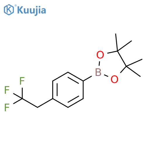 4,4,5,5-Tetramethyl-2-4-(2,2,2-trifluoroethyl)phenyl-1,3,2-dioxaborolane structure