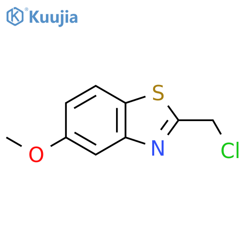Benzothiazole,2-(chloromethyl)-5-methoxy- structure