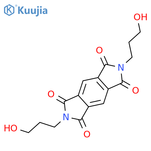 2,6-Bis(3-hydroxypropyl)pyrrolo[3,4-f]isoindole-1,3,5,7(2H,6H)-tetraone structure