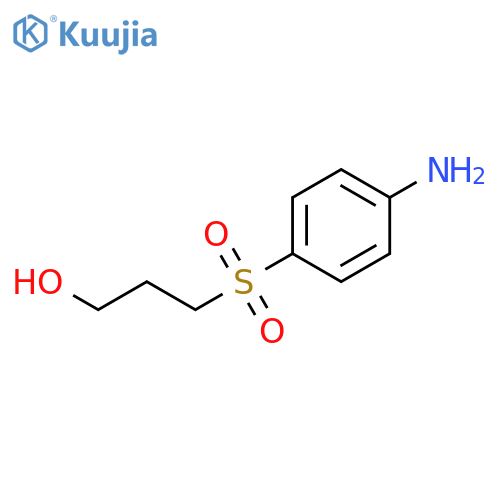 3-(4-aminophenyl)sulfonylpropan-1-ol structure