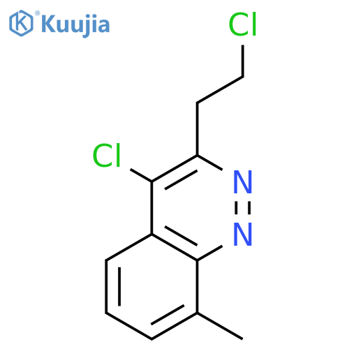 4-Chloro-3-(2-chloroethyl)-8-methylcinnoline structure