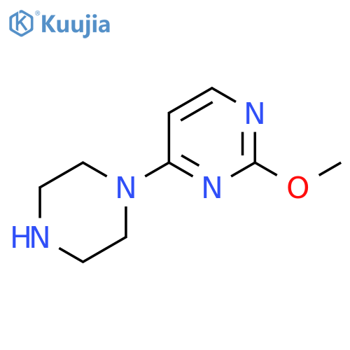 2-Methoxy-4-(piperazin-1-YL)pyrimidine structure