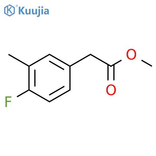 Methyl 2-(4-fluoro-3-methylphenyl)acetate structure