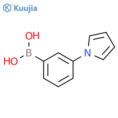 Boronic acid, B-[3-(1H-pyrrol-1-yl)phenyl]- structure