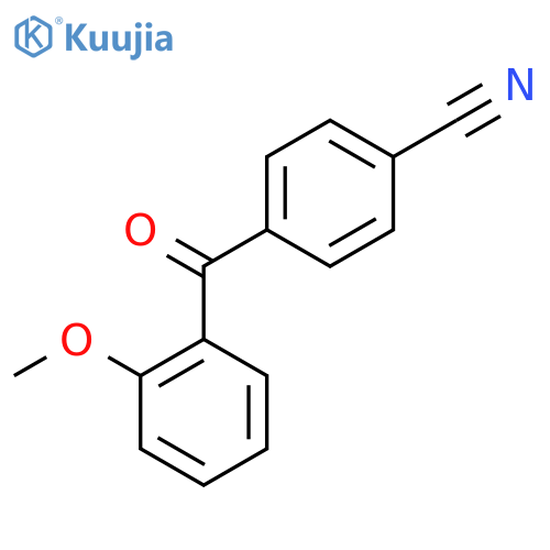 4-(2-methoxybenzoyl)benzonitrile structure