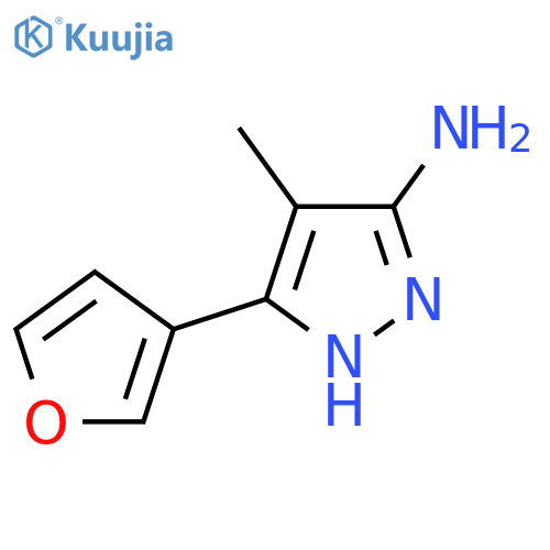 3-(Furan-3-yl)-4-methyl-1h-pyrazol-5-amine structure