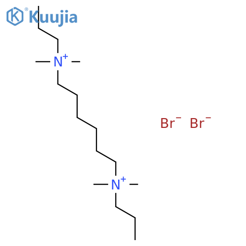 N,N,N',N'-tetramethyl-N,N'-dipropylhexane-1,6-diaminium dibromide structure