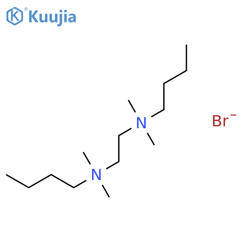 N,N''-dibutyl-N,N,N'',N''-tetramethylethane-1,2-diaminium structure