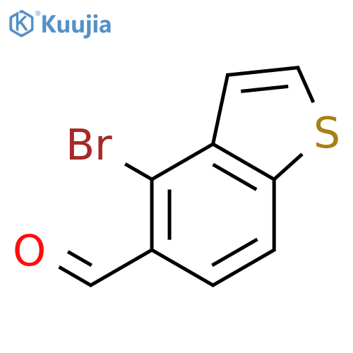 4-Bromobenzo[b]thiophene-5-carbaldehyde structure
