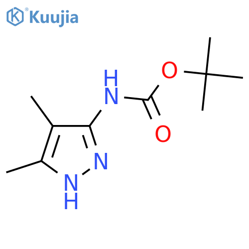 3-(Boc-amino)-4,5-dimethyl-1H-pyrazole structure