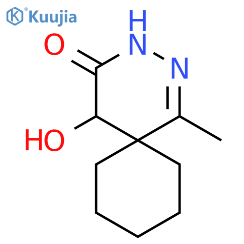5-Hydroxy-1-methyl-2,3-diazaspiro[5.5]undec-1-EN-4-one structure