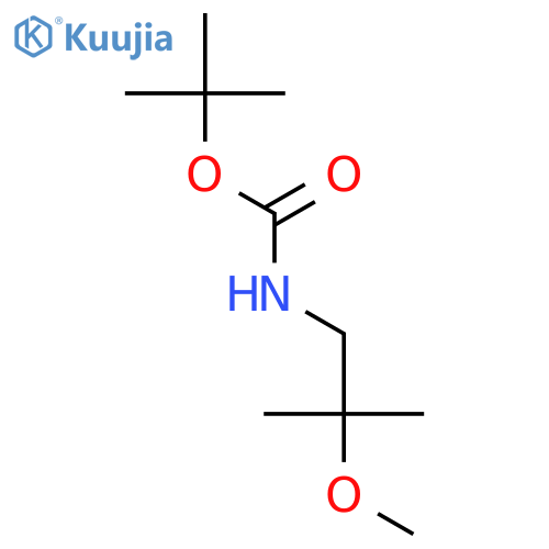 tert-butyl 2-Methoxy-2-MethylpropylcarbaMate structure