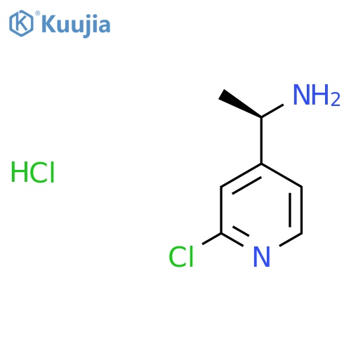 (R)-1-(2-Chloropyridin-4-yl)ethanamine hydrochloride structure