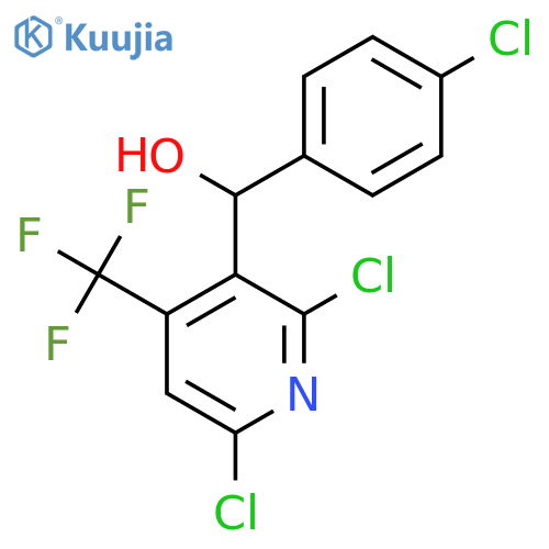 (4-Chloro-phenyl)-(2,6-dichloro-4-trifluoromethyl-pyridin-3-yl)-methanol structure