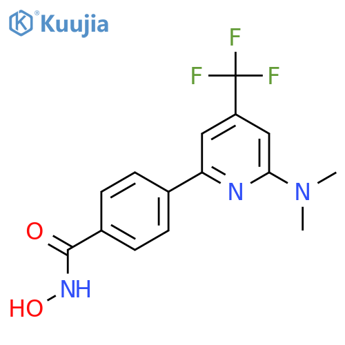 4-(6-Dimethylamino-4-trifluoromethyl-pyridin-2-yl)-N-hydroxy-benzamide structure