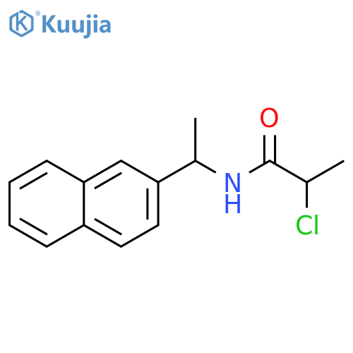2-chloro-N-1-(naphthalen-2-yl)ethylpropanamide structure
