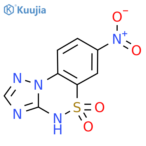 4H-[1,2,4]Triazolo[5,1-c][1,2,4]benzothiadiazine, 7-nitro-, 5,5-dioxide structure