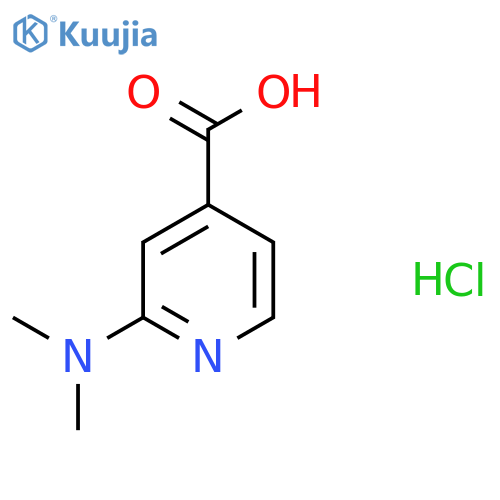 2-(Dimethylamino)pyridine-4-carboxylic acid hydrochloride structure
