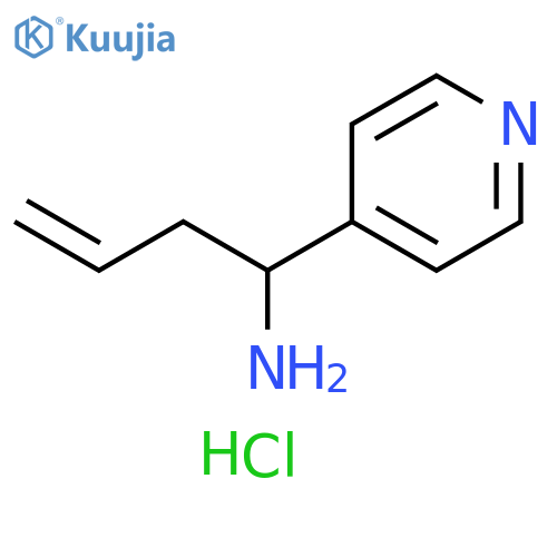 1-(pyridin-4-yl)but-3-en-1-amine dihydrochloride structure