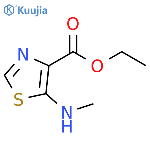 ethyl 5-(methylamino)-1,3-thiazole-4-carboxylate structure