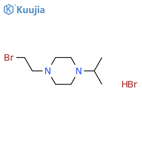 1-(2-bromoethyl)-4-isopropyl-piperazine;hydrobromide structure