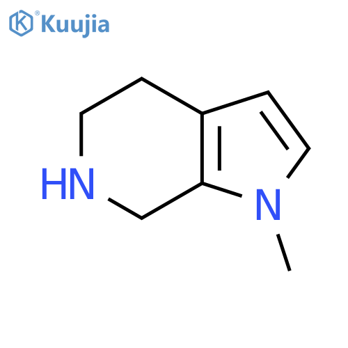 1-Methyl-4,5,6,7-tetrahydro-1H-pyrrolo2,3-cpyridine structure