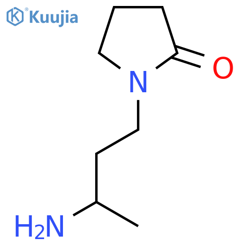 1-(3-Aminobutyl)pyrrolidin-2-one structure