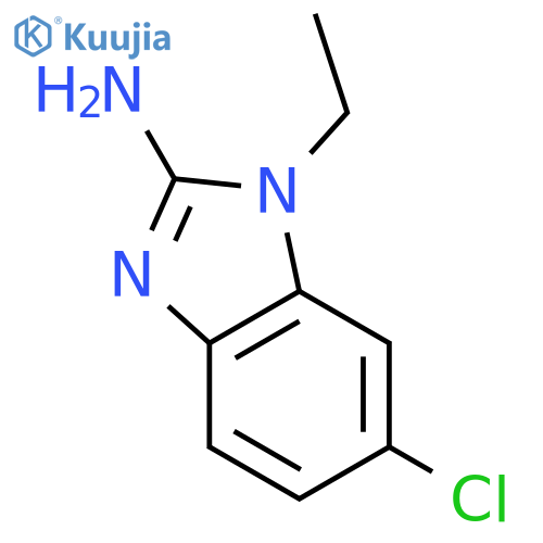 6-chloro-1-ethyl-1H-Benzimidazol-2-amine structure