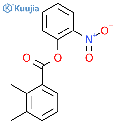 (2-Nitrophenyl) 2,3-dimethylbenzoate structure