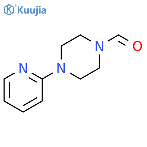 4-(2-pyridinyl)-1-Piperazinecarboxaldehyde structure