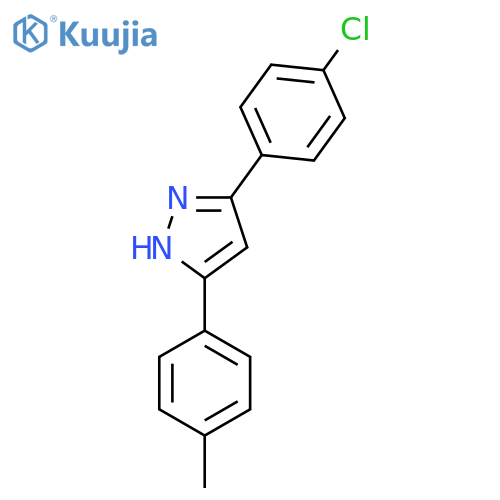 3-(4-Chlorophenyl)-5-(p-tolyl)-1H-pyrazole structure