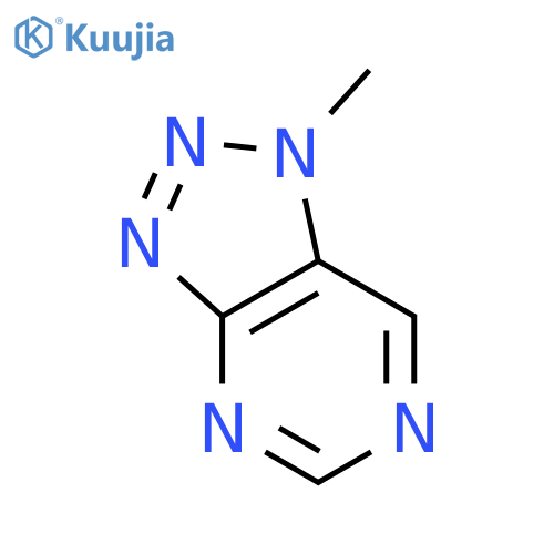 1H-1,2,3-Triazolo[4,5-d]pyrimidine, 1-methyl- (9CI) structure