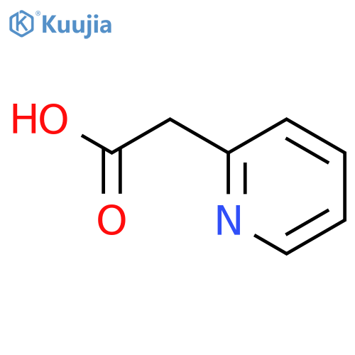 2-(Pyridin-2-yl)acetic acid structure