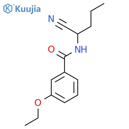N-(1-cyanobutyl)-3-ethoxybenzamide structure