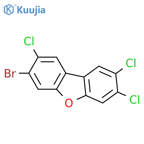 3-Bromo-2,7,8-trichlorodibenzofuran structure