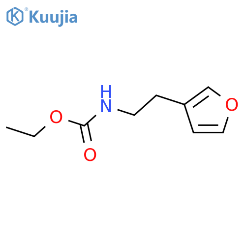 ethyl N-[2-(furan-3-yl)ethyl]carbamate structure