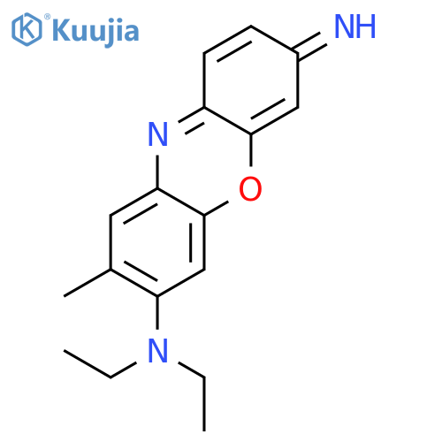 3H-Phenoxazin-7-amine, N,N-diethyl-3-imino-8-methyl- structure