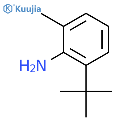 2-tert-Butyl-6-methylaniline structure