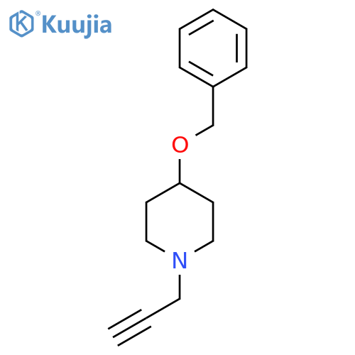 4-(Benzyloxy)-1-(prop-2-yn-1-yl)piperidine structure