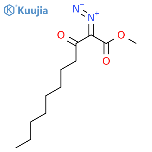 Undecanoic acid, 2-diazo-3-oxo-, methyl ester structure
