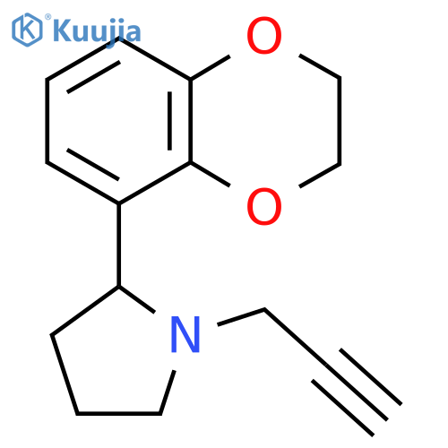 2-(2,3-Dihydro-1,4-benzodioxin-5-yl)-1-(prop-2-yn-1-yl)pyrrolidine structure