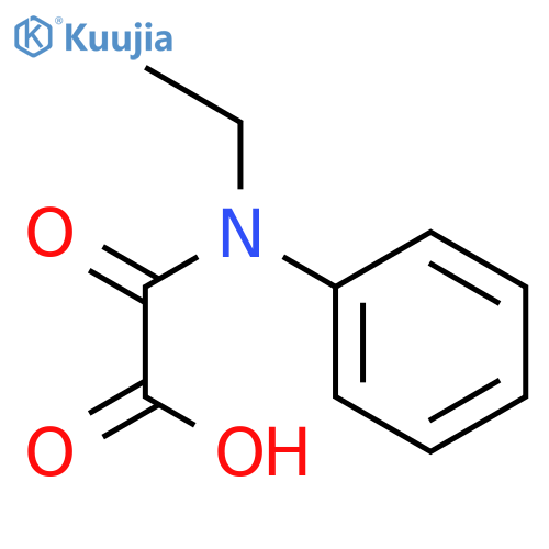 Acetic acid, (ethylphenylamino)oxo- structure