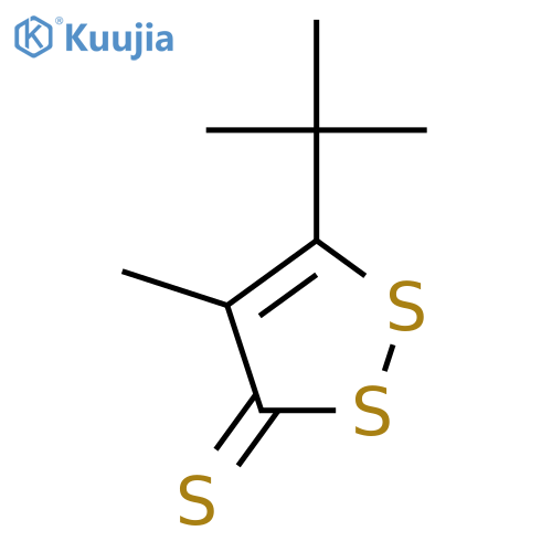 5-Tert-Butyl-4-methyl-3H-1,2-dithiole-3-thione structure