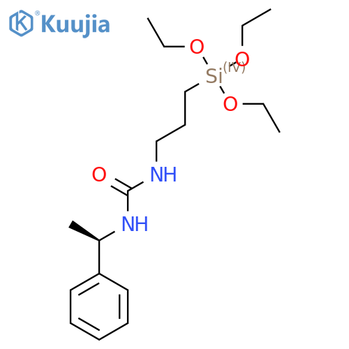 1-[(1R)-1-Phenylethyl]-3-(3-triethoxysilylpropyl)urea structure