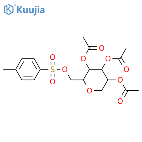 1,5-Anhydroglucitol; D-form, 6-Tosyl, tri-Ac structure