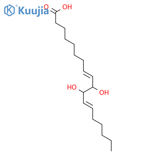 (8E,12Z)-10,11-dihydroxyoctadeca-8,12-dienoic acid structure