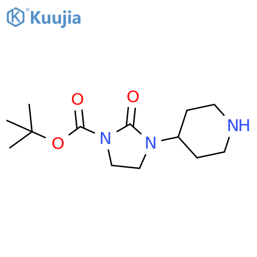 tert-butyl 2-oxo-3-(piperidin-4-yl)imidazolidine-1-carboxylate structure